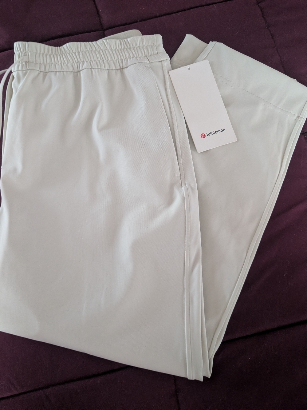 NWT Lululemon Cropped Ankle Bone Luxtreme Large Women's Jogger Pants Drawstring